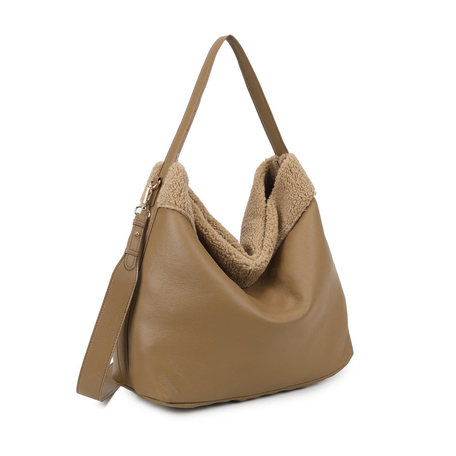 Sac Shopper avec fourrure