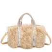 Sac shopper avec fourrure
