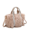 Sac shopper avec fourrure