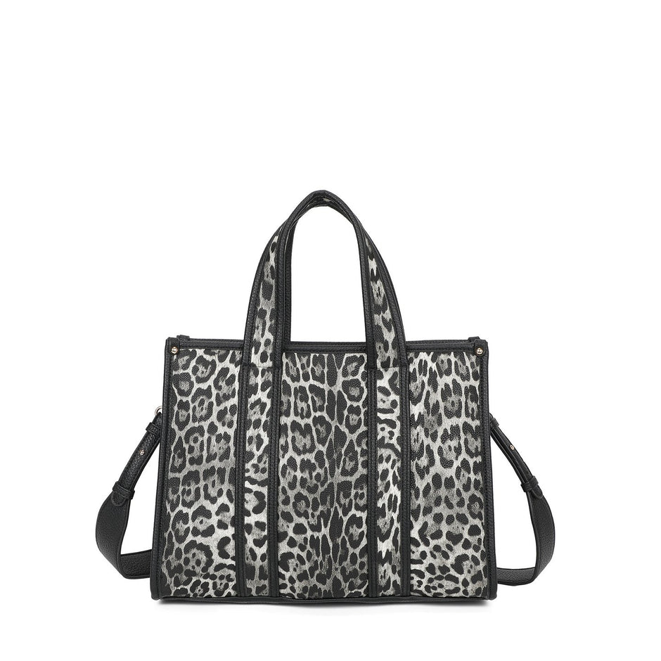Sac Shopper avec motif animalier