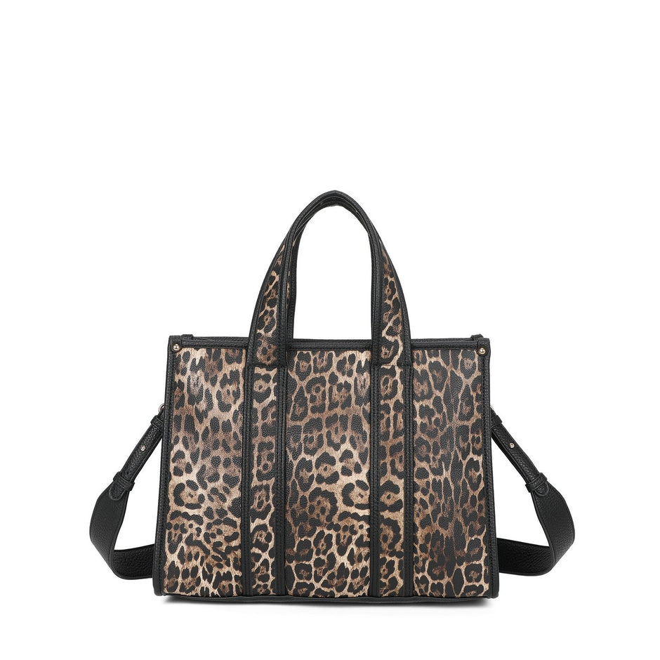 Sac Shopper avec motif animalier