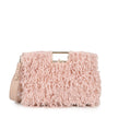 Sac Shopper avec poils et plumes