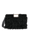 Sac Shopper avec poils et plumes