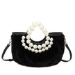Sac shopper en fourrure courte