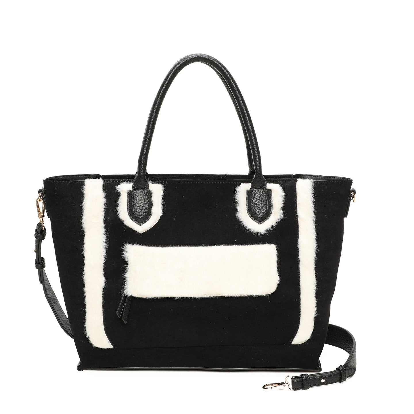 Sac Shopper en tissu daim