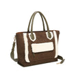 Sac Shopper en tissu daim