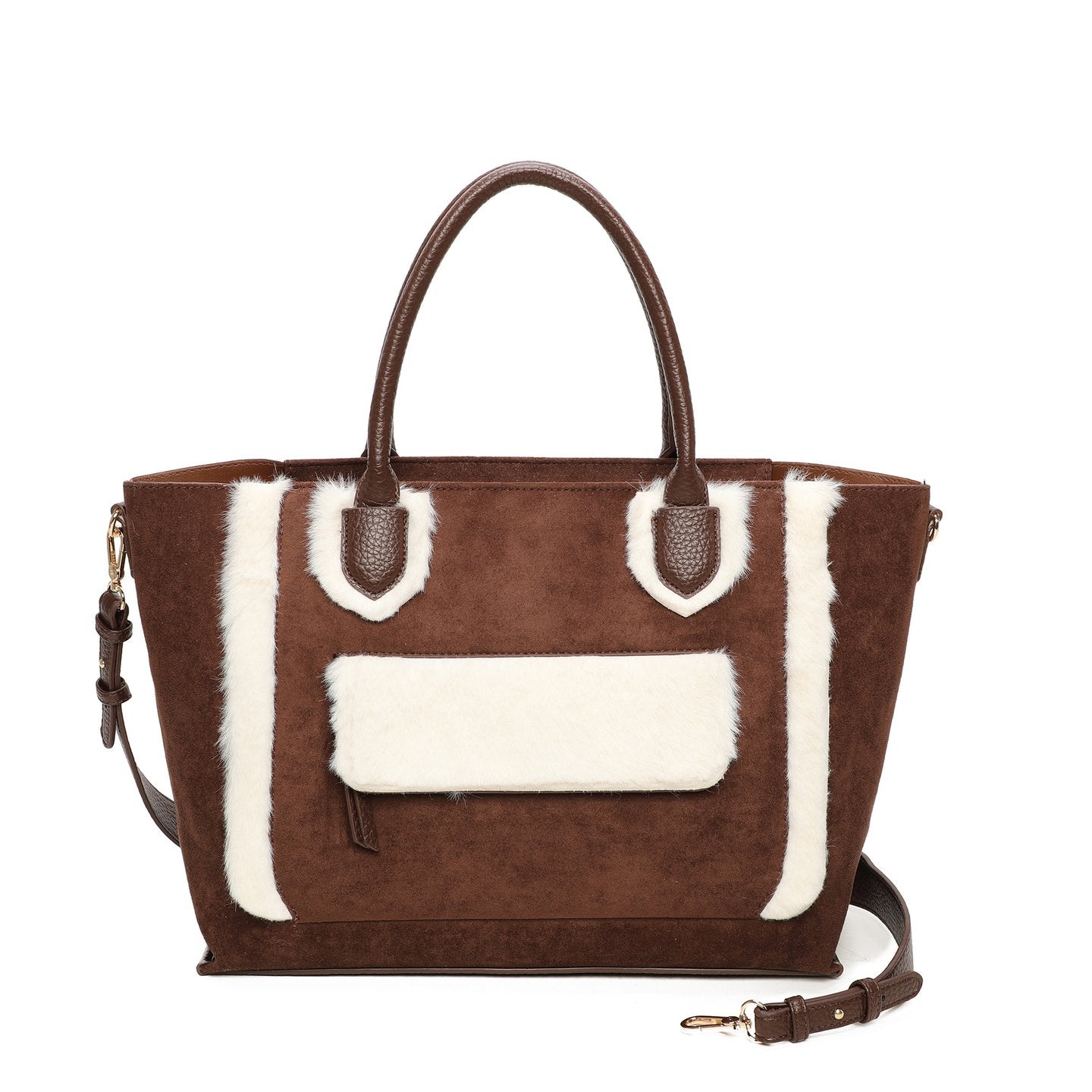 Sac Shopper en tissu daim