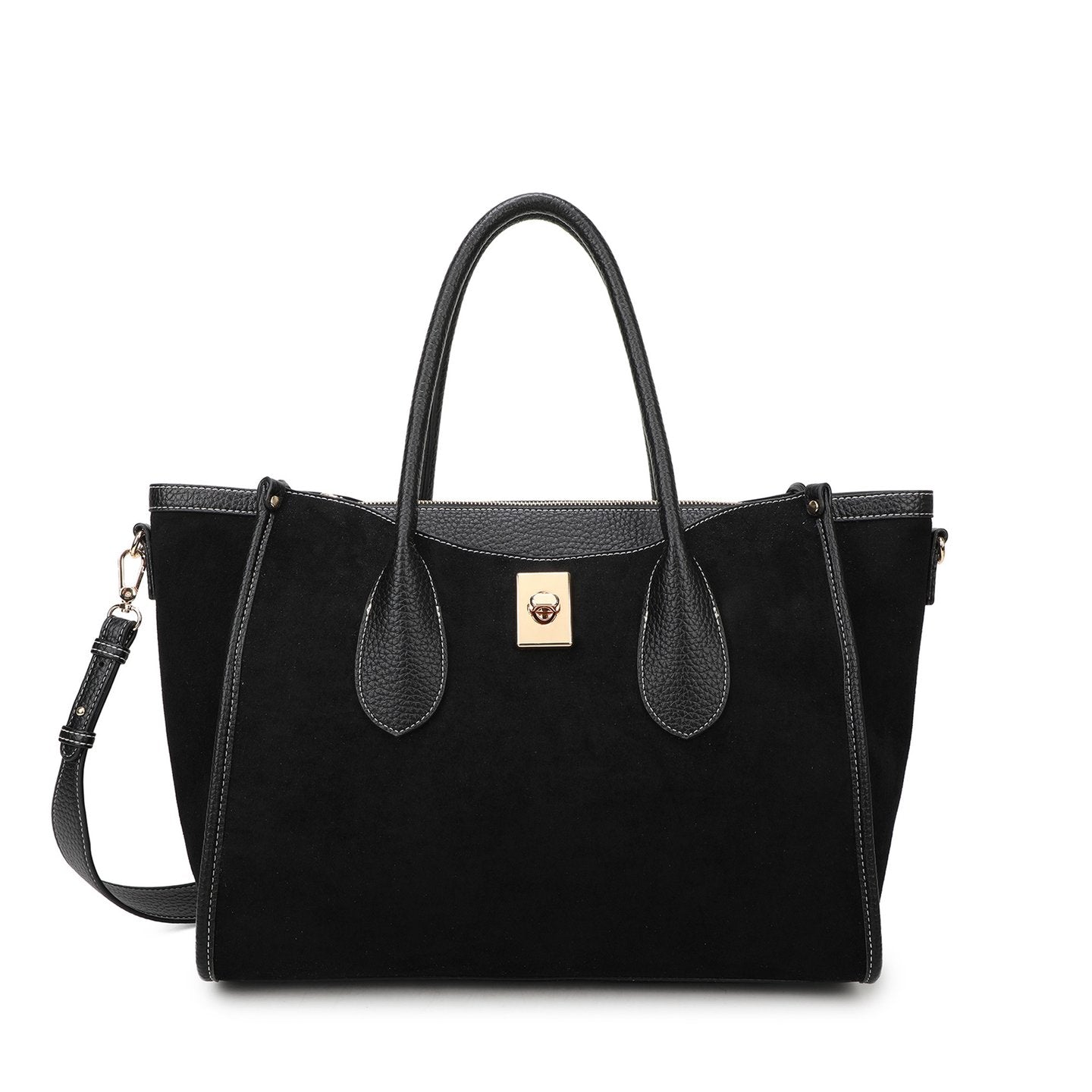 Sac Shopper en tissu daim
