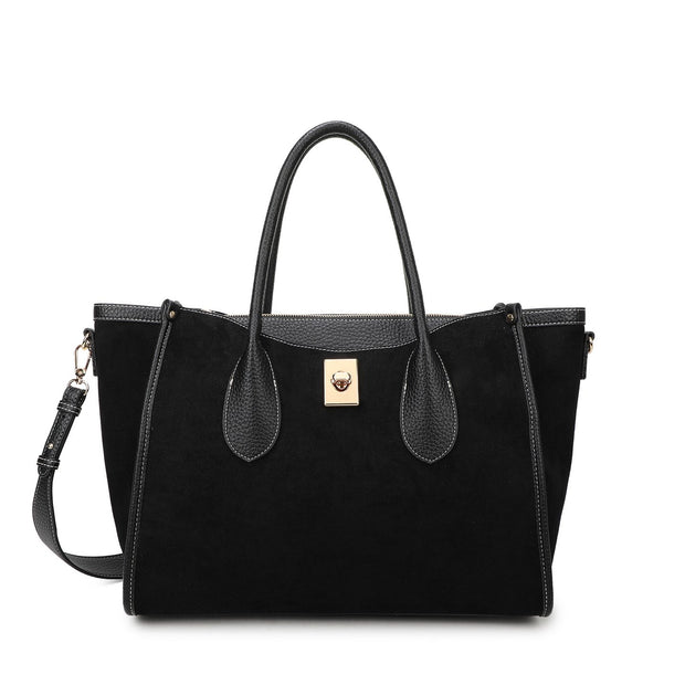 Sac Shopper en tissu daim