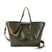 Sac shopper texture croco