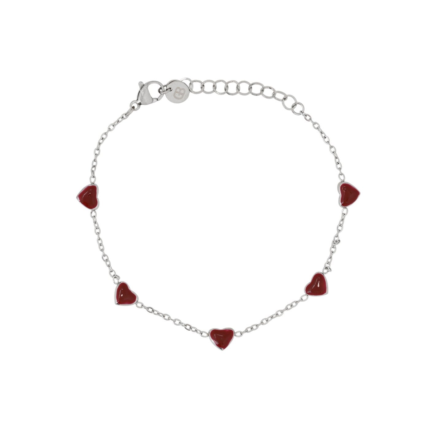 Bracelet Alba de coeur en acier