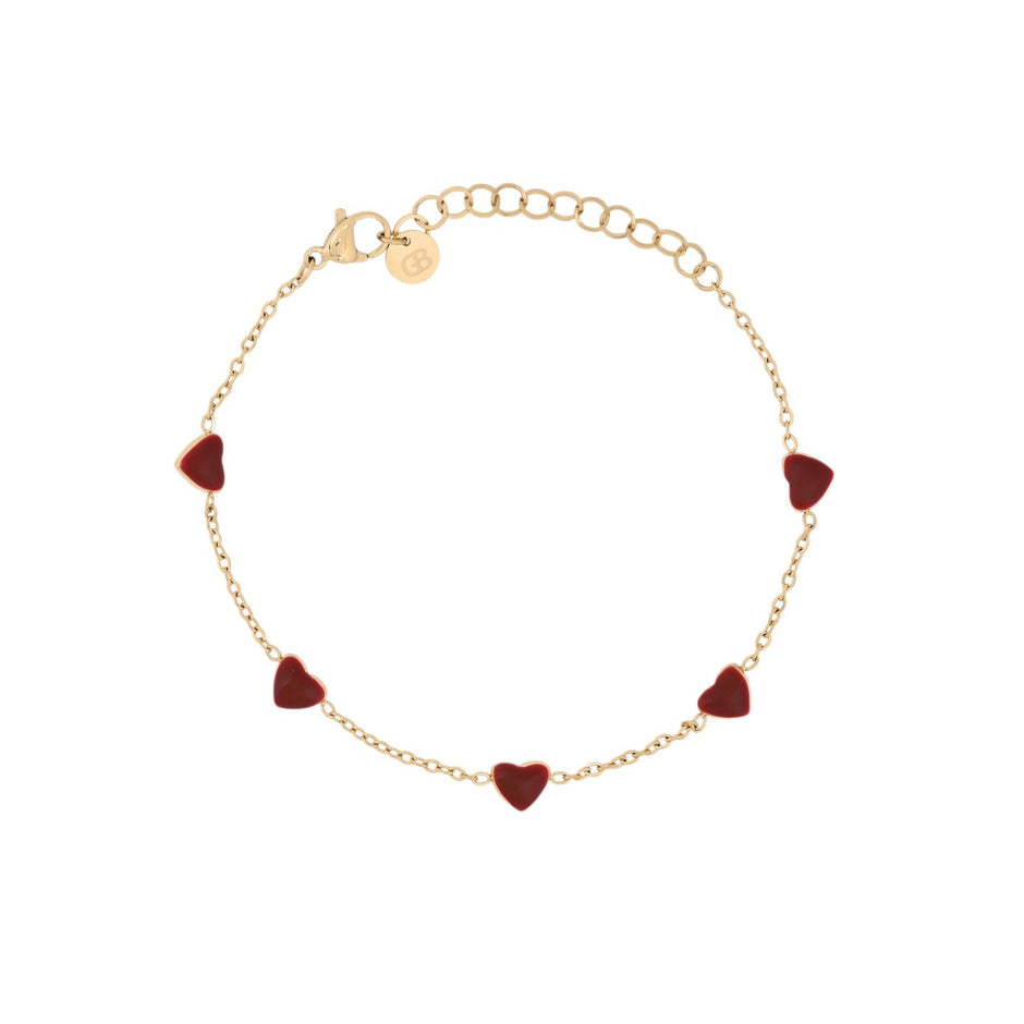 Bracelet Alba de coeur en acier