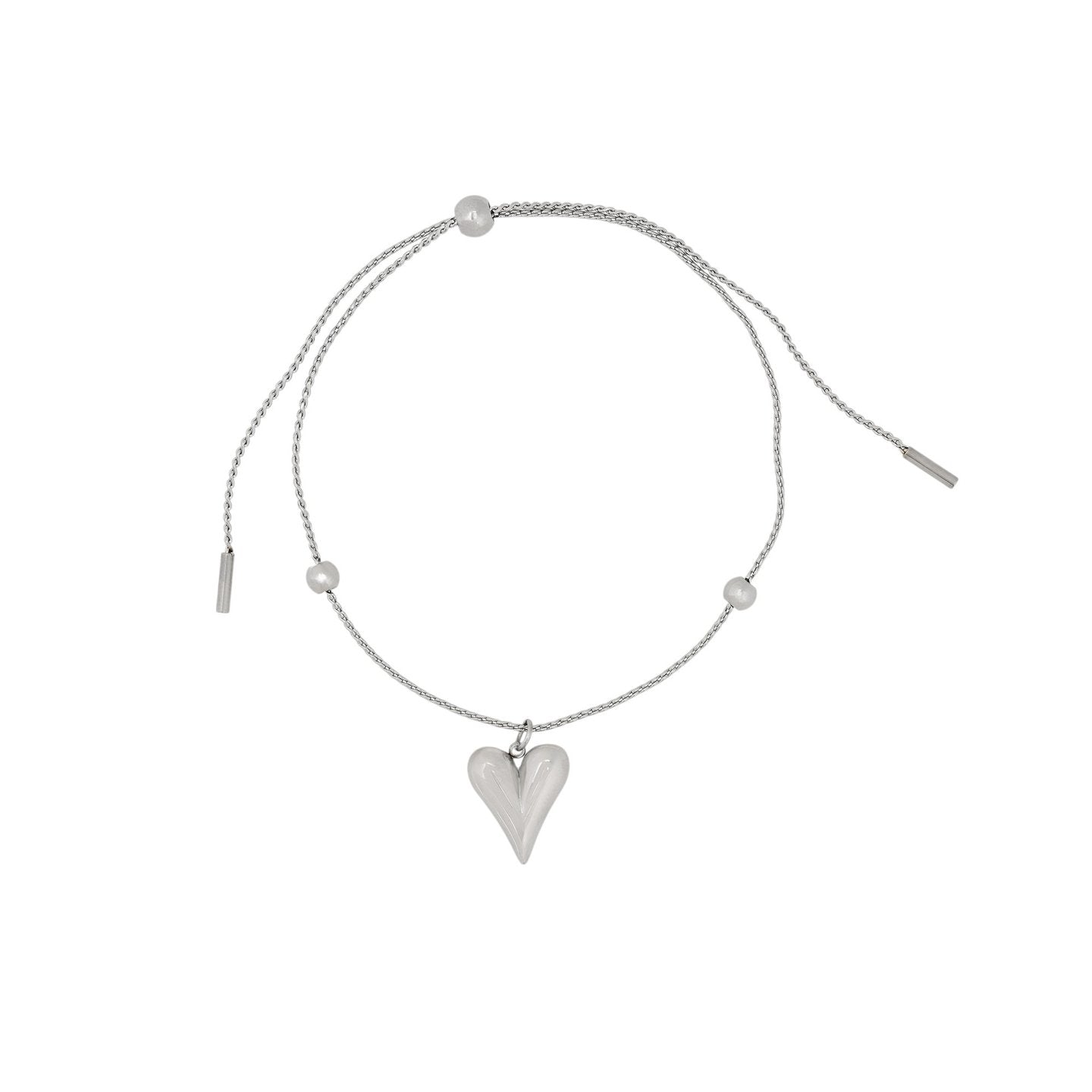 Bracelet Alba en acier avec coeur