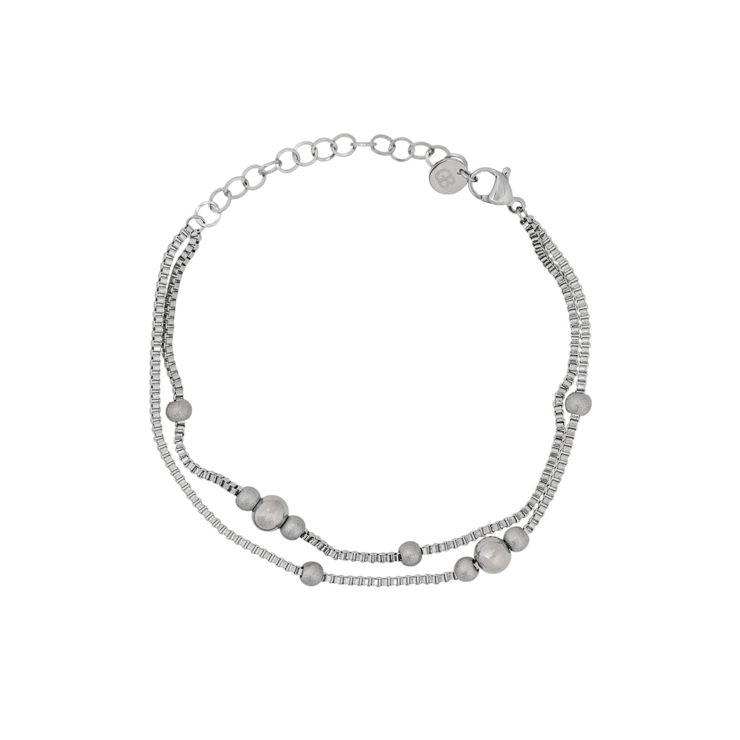 Bracelet Alba en acier avec boules