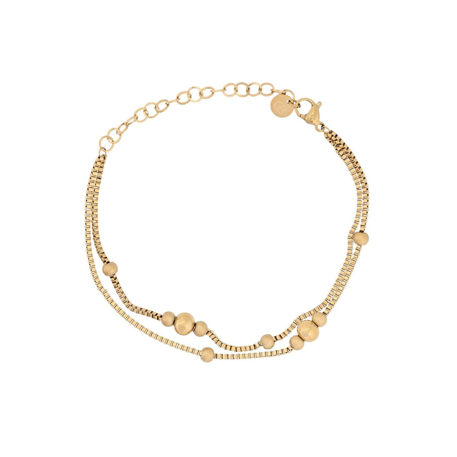 Bracelet Alba en acier avec boules