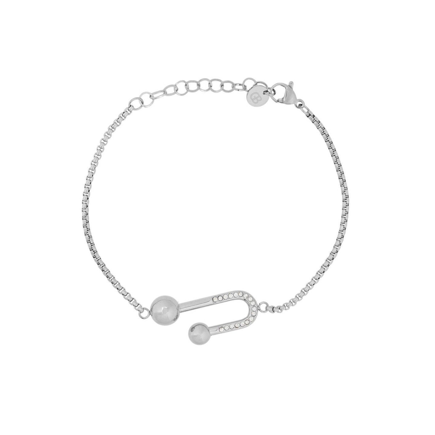 Bracelet Esmée en acier en forme géométrique