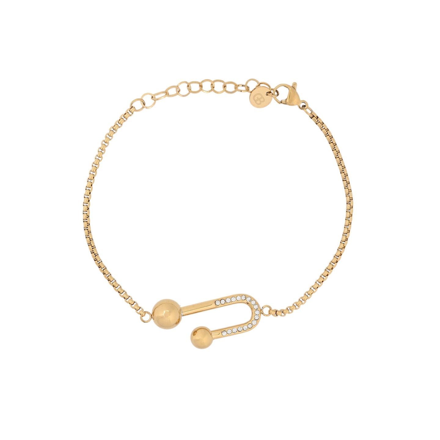 Bracelet Esmée en acier en forme géométrique