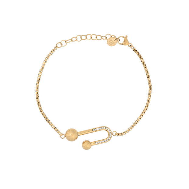 Bracelet Esmée en acier en forme géométrique