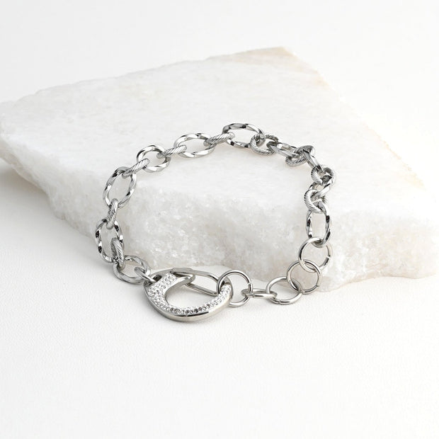 Bracelet Esmée avec fermoir et brillants