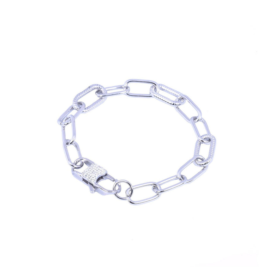 Bracelet Esmée avec maillons et zirconiums