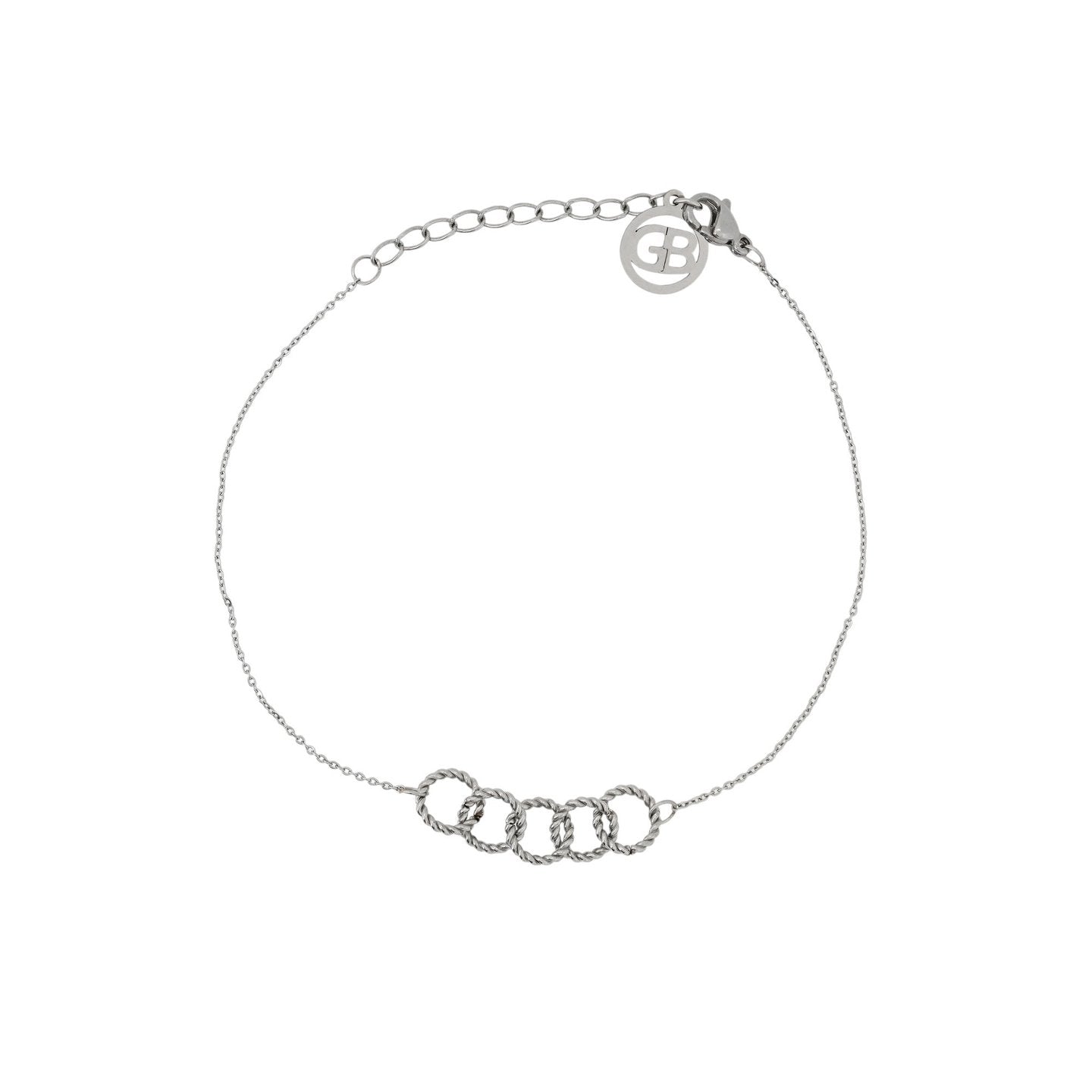 Bracelet Alba d'acier cerceaux