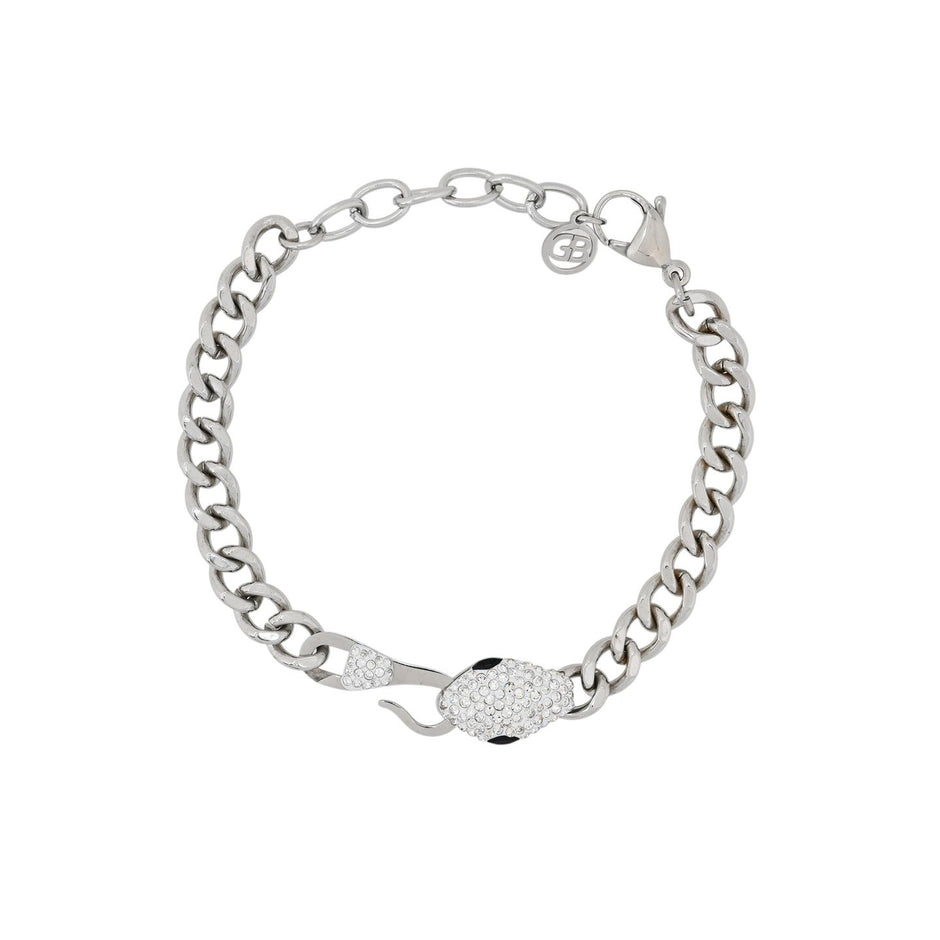Bracelet Esmée en acier serpent