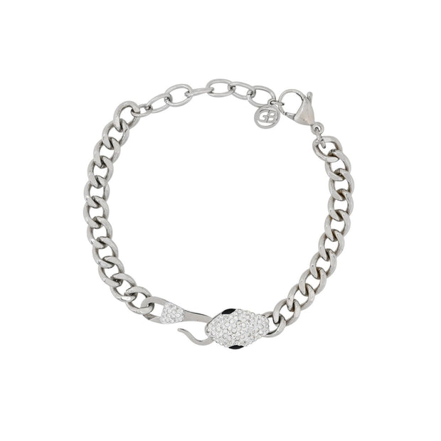 Bracelet Esmée en acier serpent