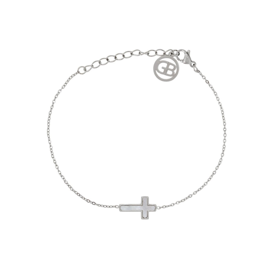 Bracelet Alba en acier de base traverser