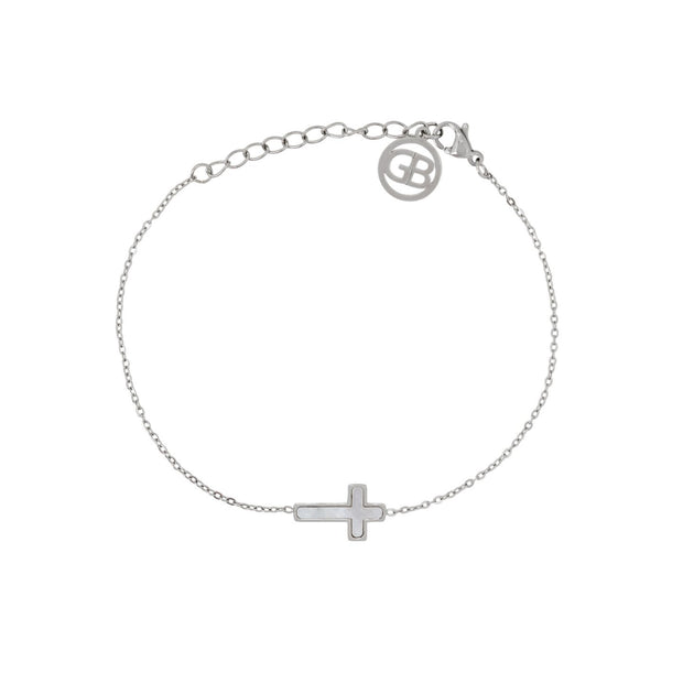 Bracelet Alba en acier de base traverser