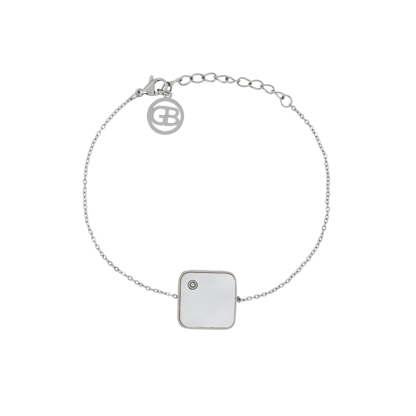 Bracelet Alba en acier carré