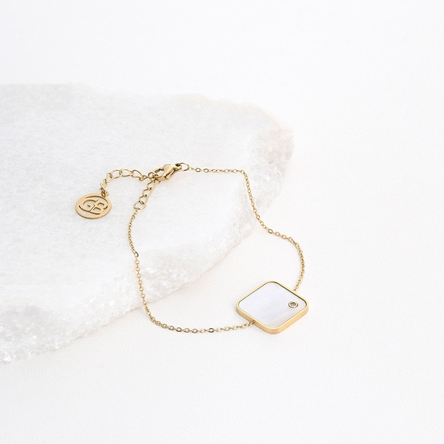 Bracelet Alba en acier carré