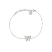 Bracelet Alba en acier de base papillon
