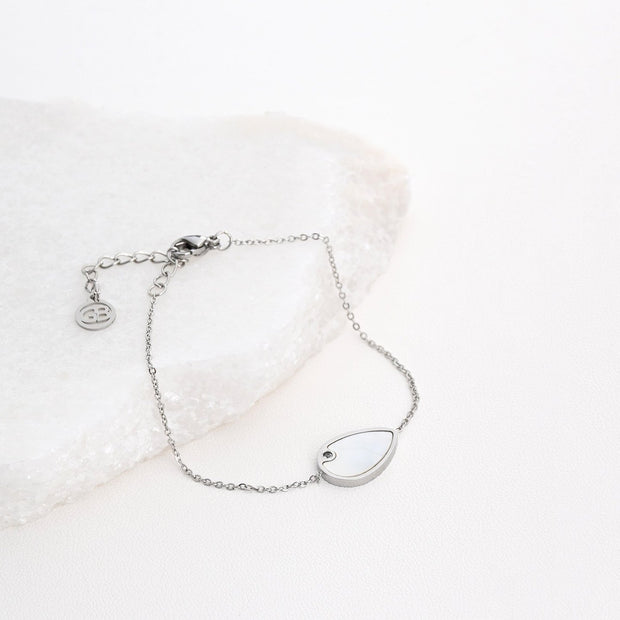 Bracelet Alba en acier ovale