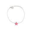 Bracelet Alba en acier étoile rose