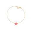 Bracelet Alba en acier étoile rose
