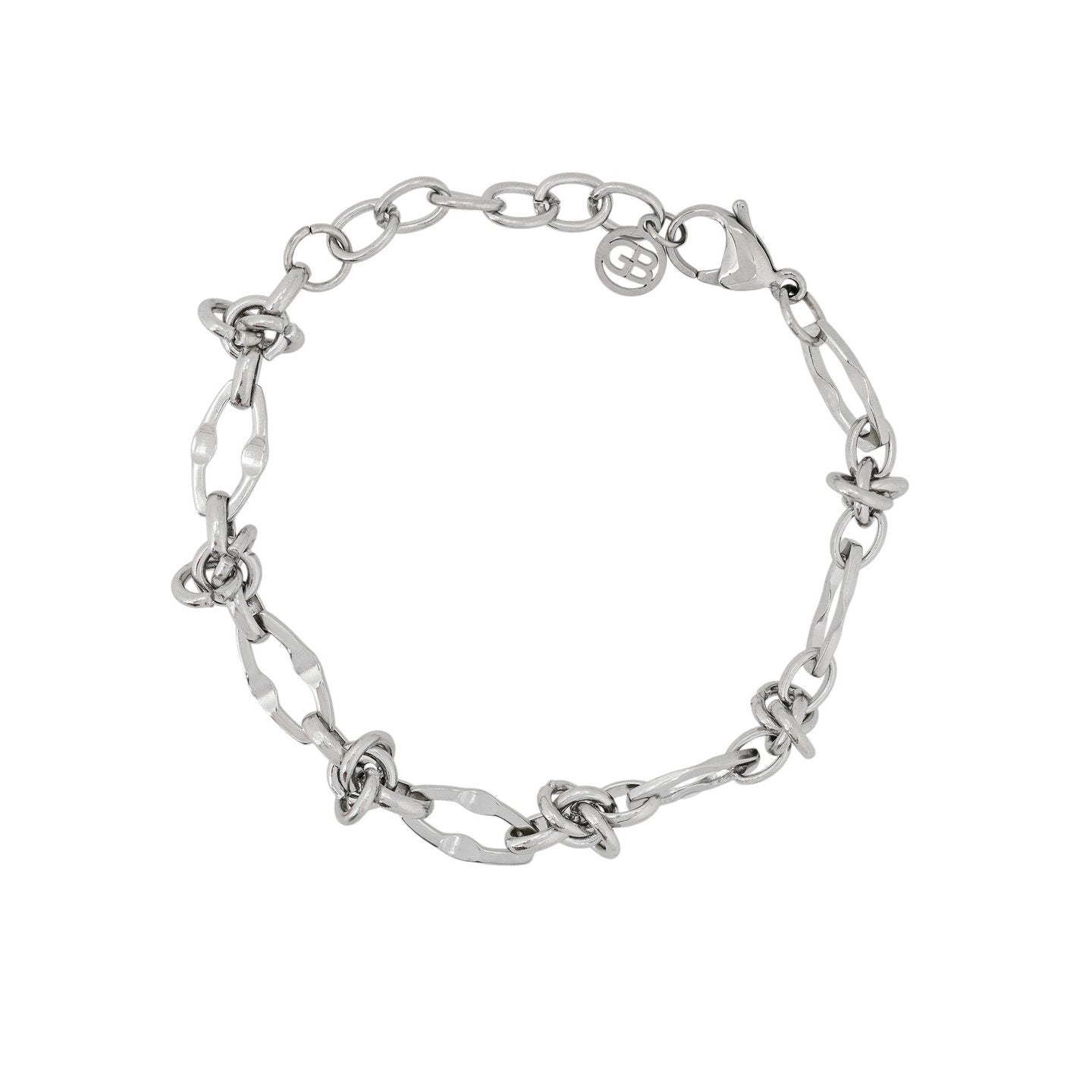 Bracelet Esmée en acier entrelacés