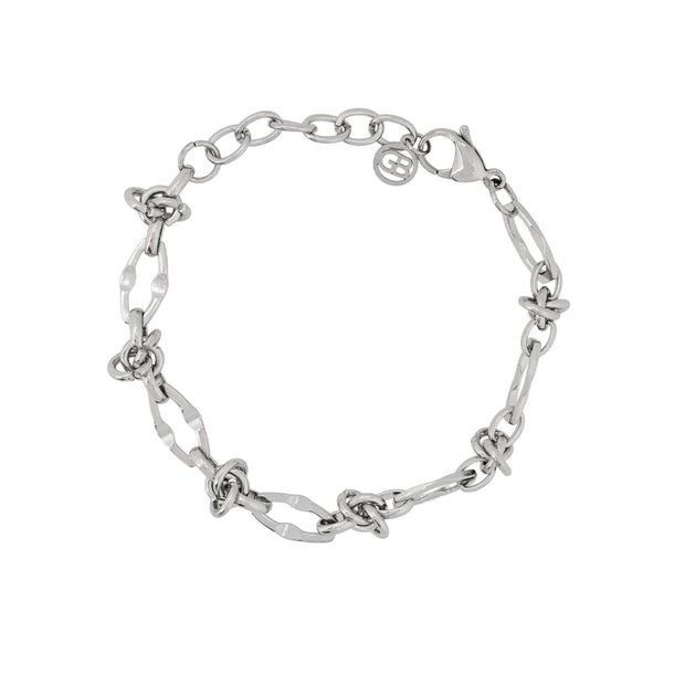 Bracelet Esmée en acier entrelacés