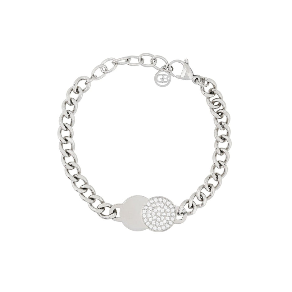 Bracelet Esmée en acier zircones