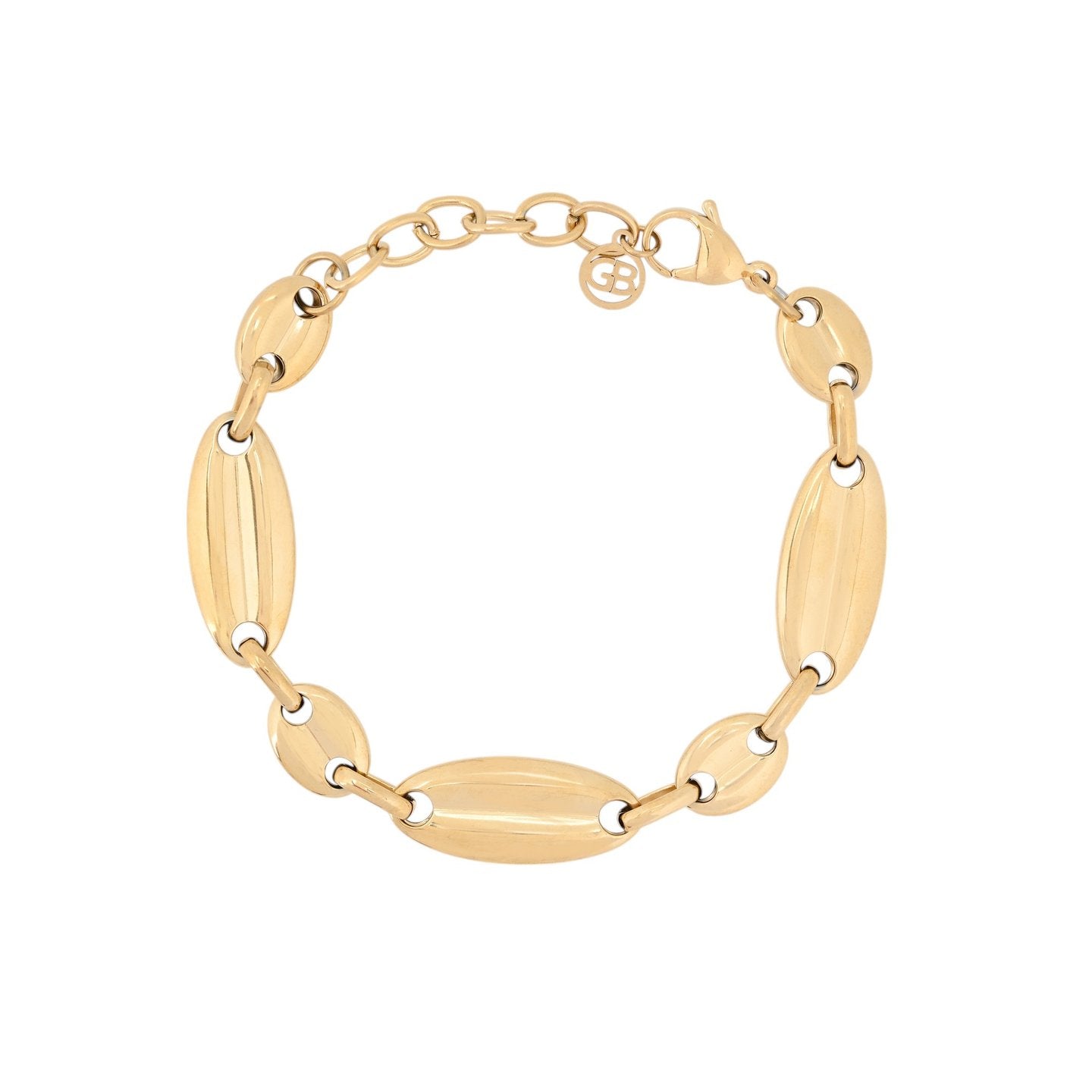 Bracelet Esmée en acier liens long