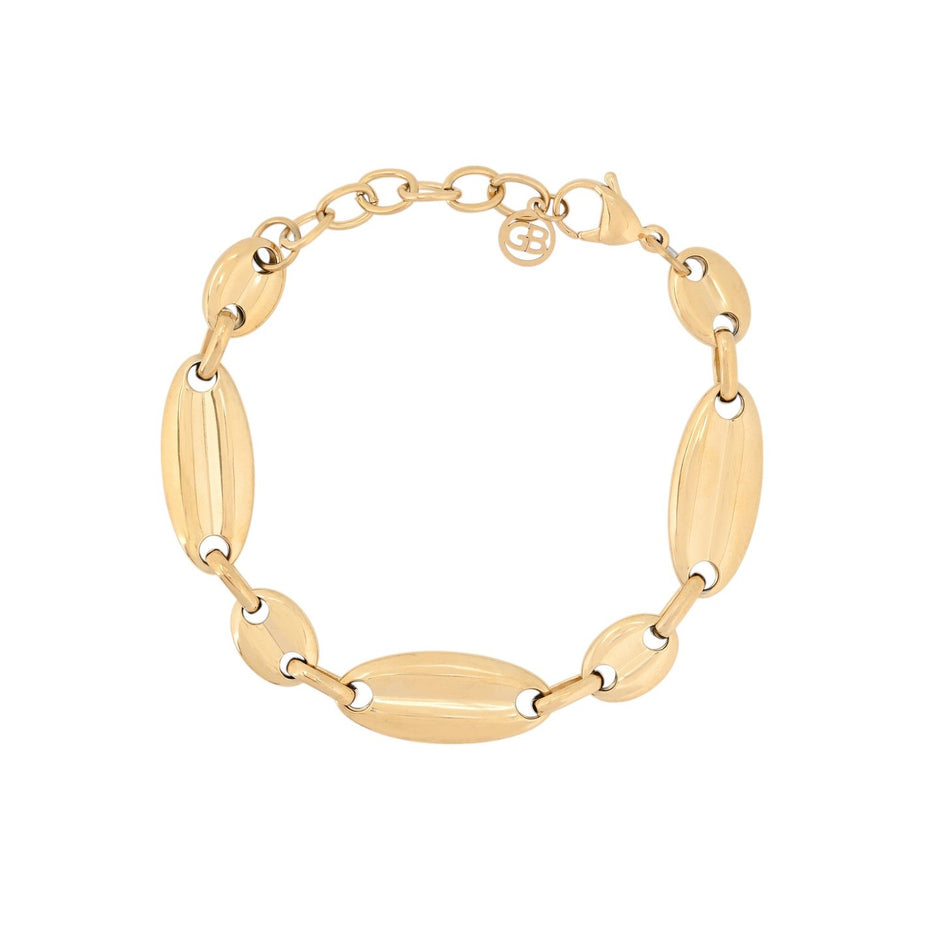 Bracelet Esmée en acier liens long