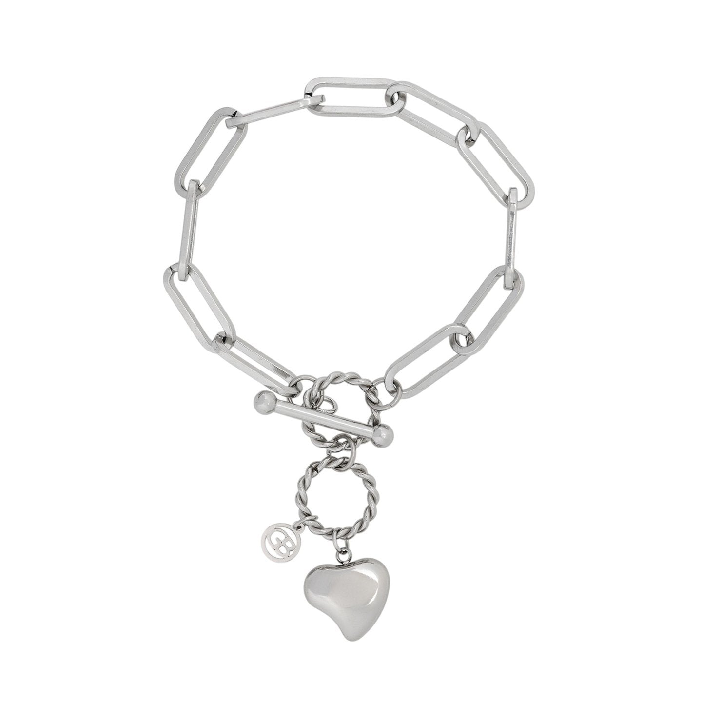 Bracelet Alba en acier cœur plein