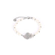 Bracelet en acier coração de viana perles Aria