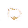 Bracelet en acier coração de viana perles Aria