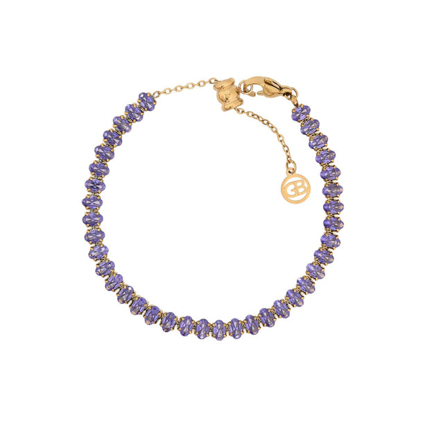 Bracelet Alba en acier rivière ovale