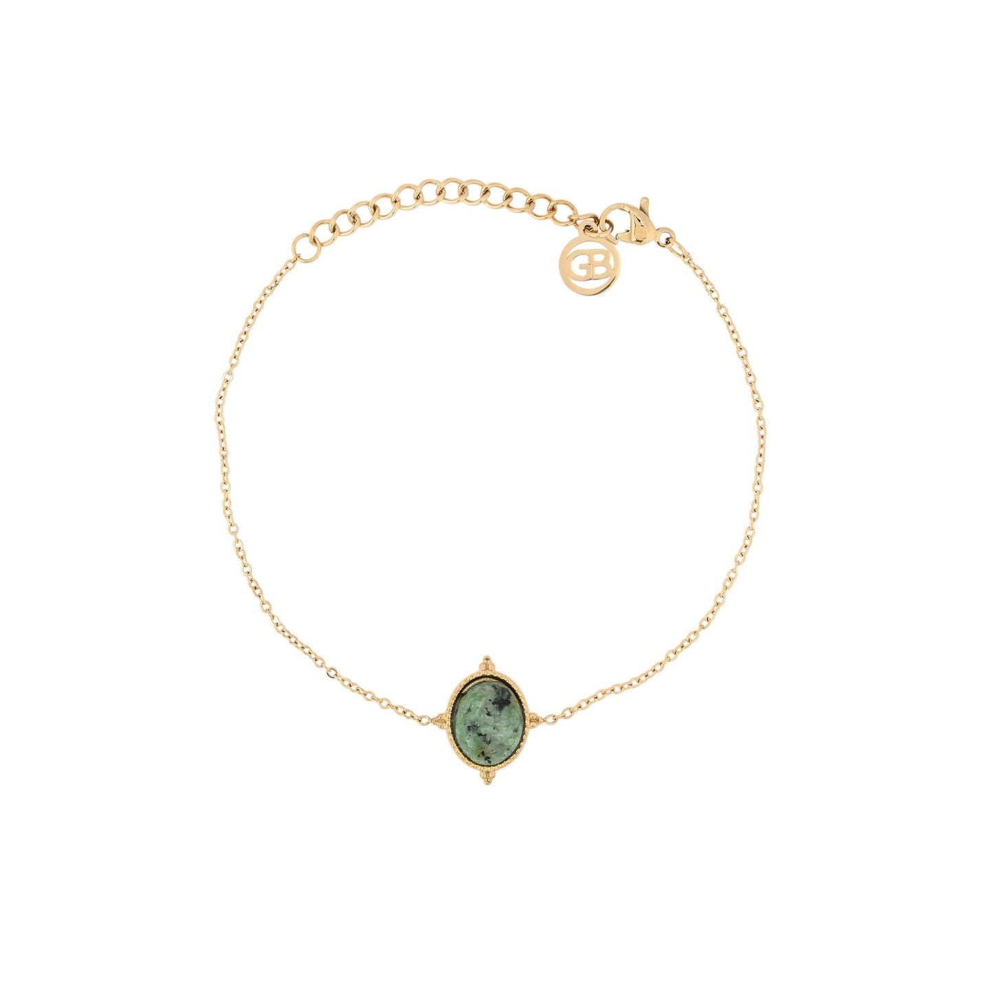 Bracelet Alba en acier pendentif rond