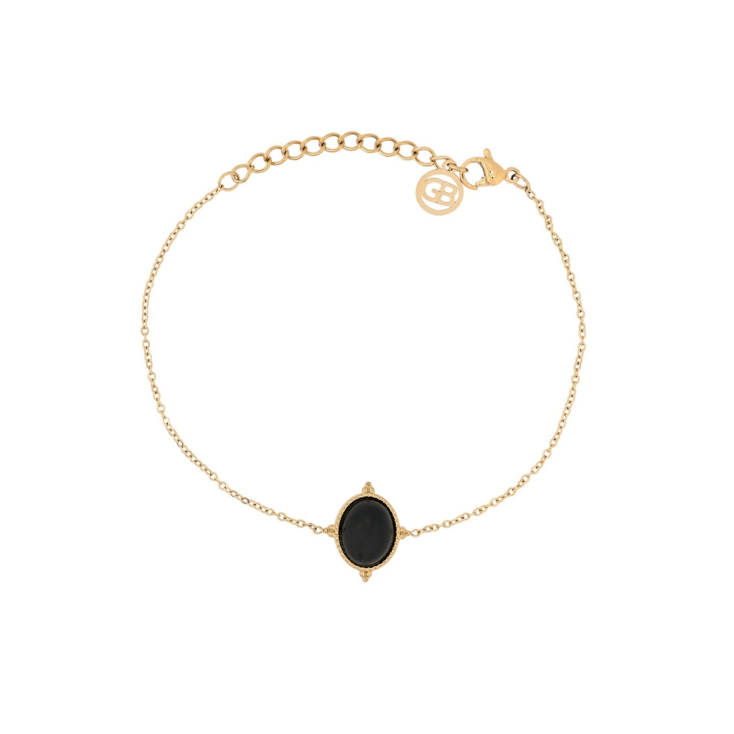 Bracelet Alba en acier pendentif rond