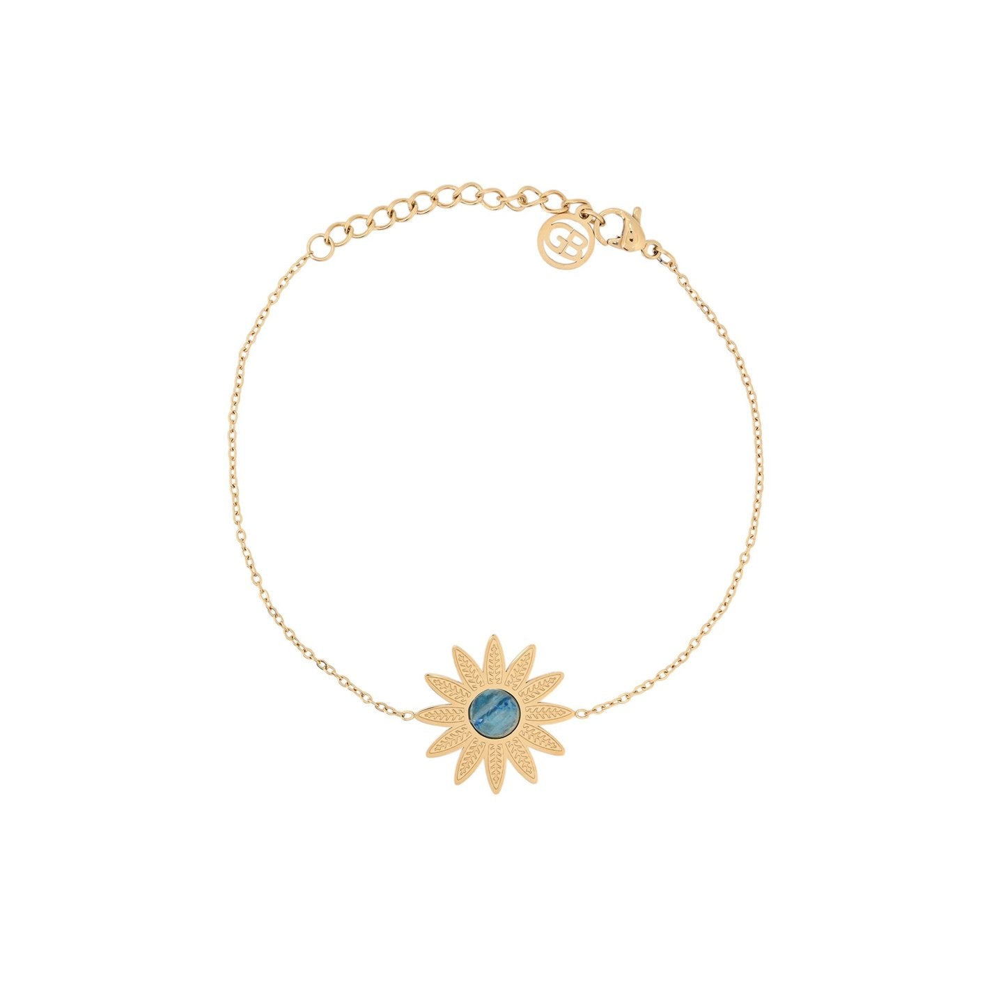 Bracelet Alba en acier fleur grand