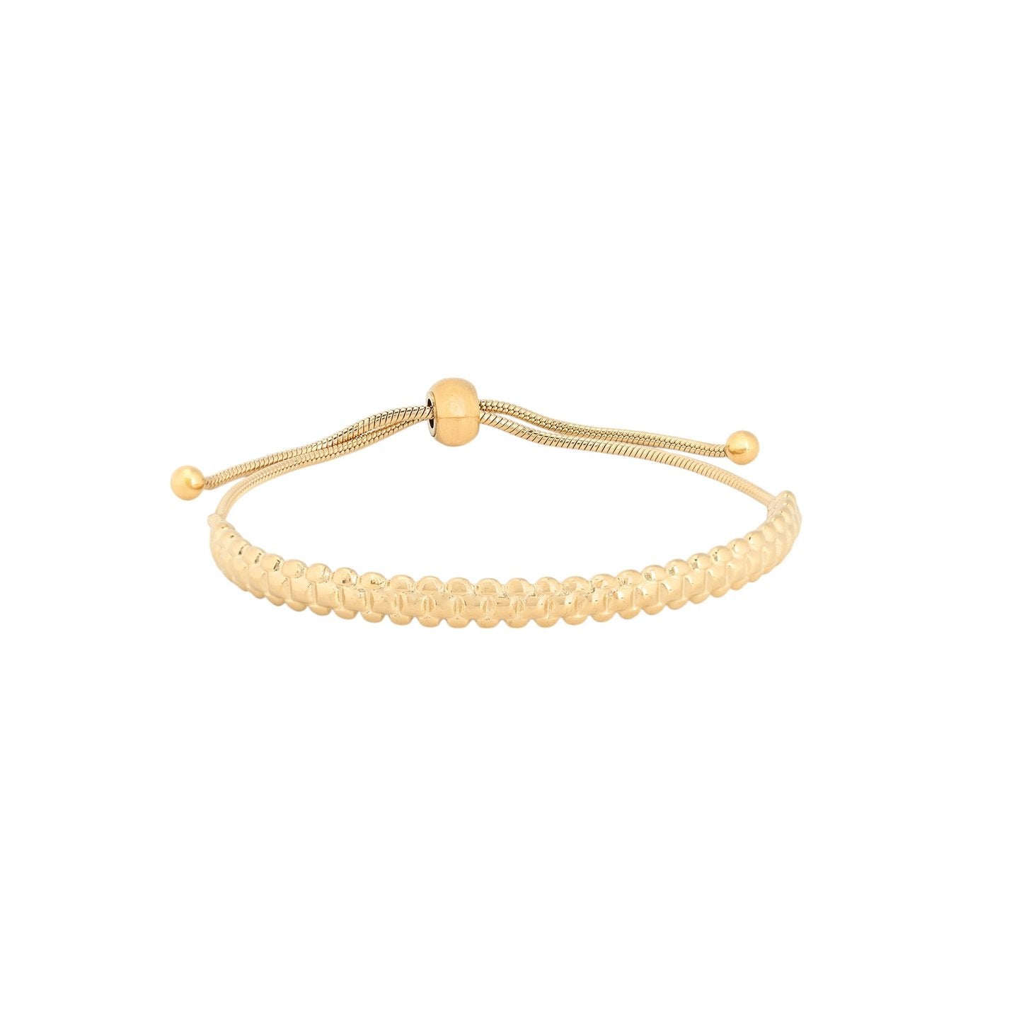 Bracelet Esmée texturé réglable