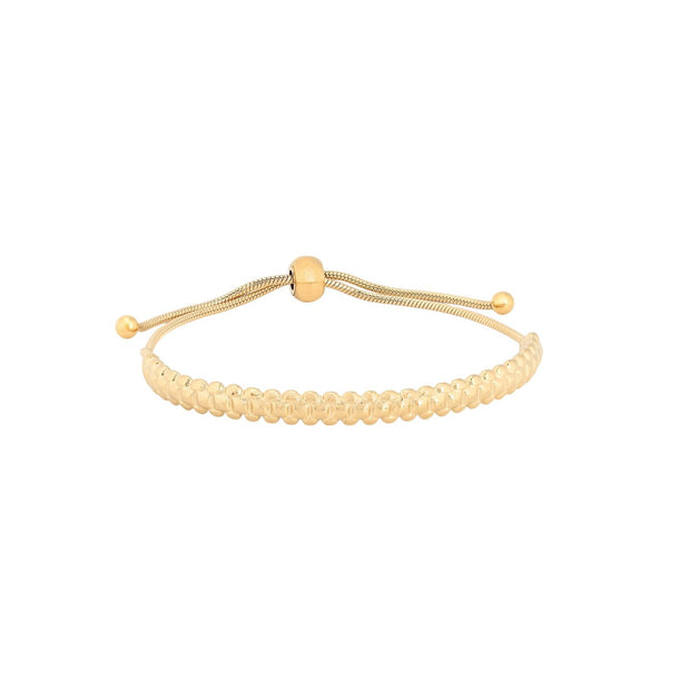 Bracelet Esmée texturé réglable