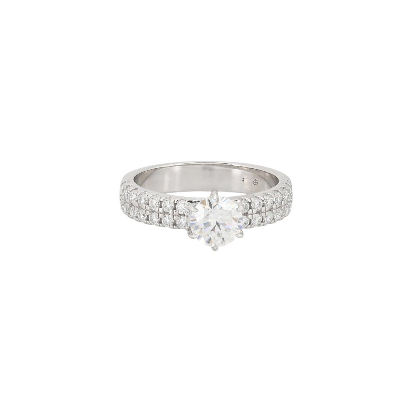 Solititaire June avec moissanite R6019